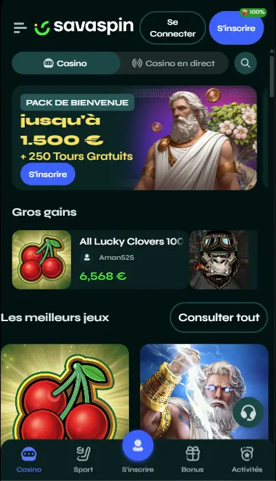 L'application SavaSpin sur téléphone portable